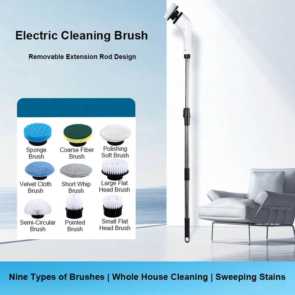 Electric Spin Scrubber Set