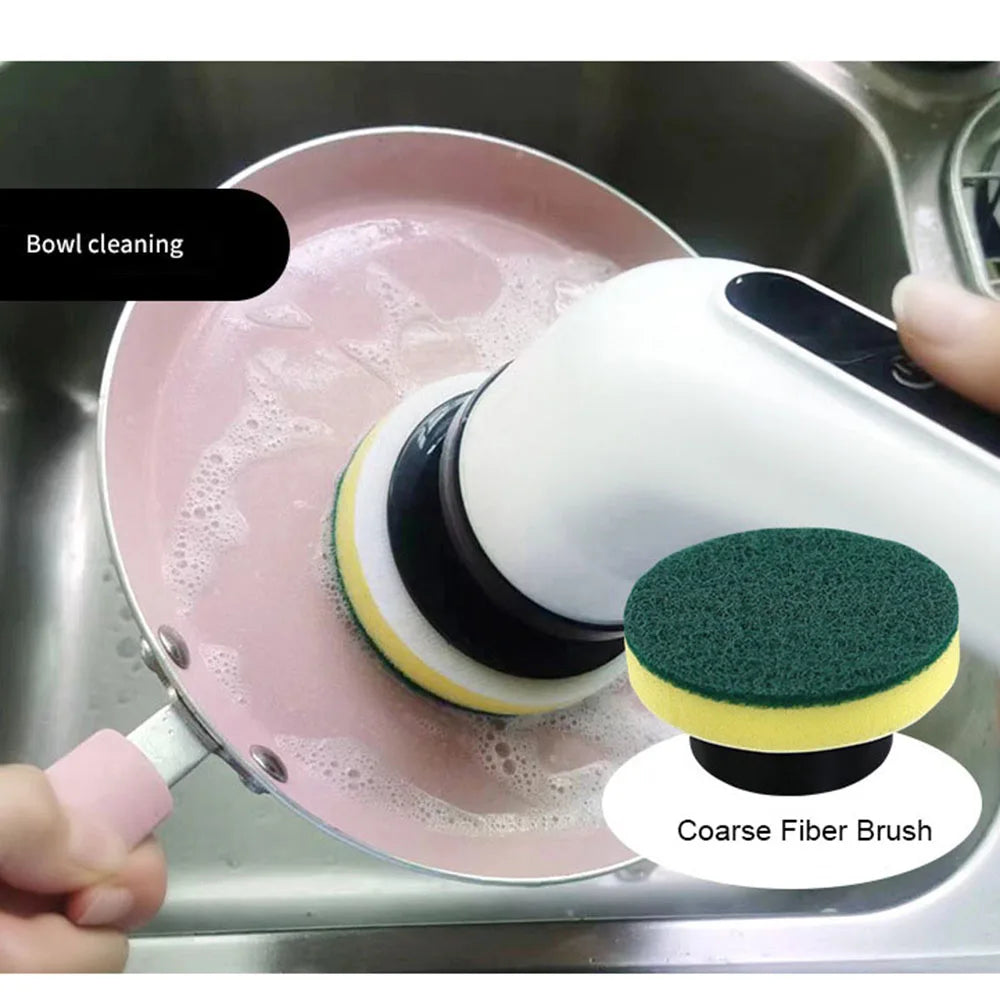 Electric Spin Scrubber Set