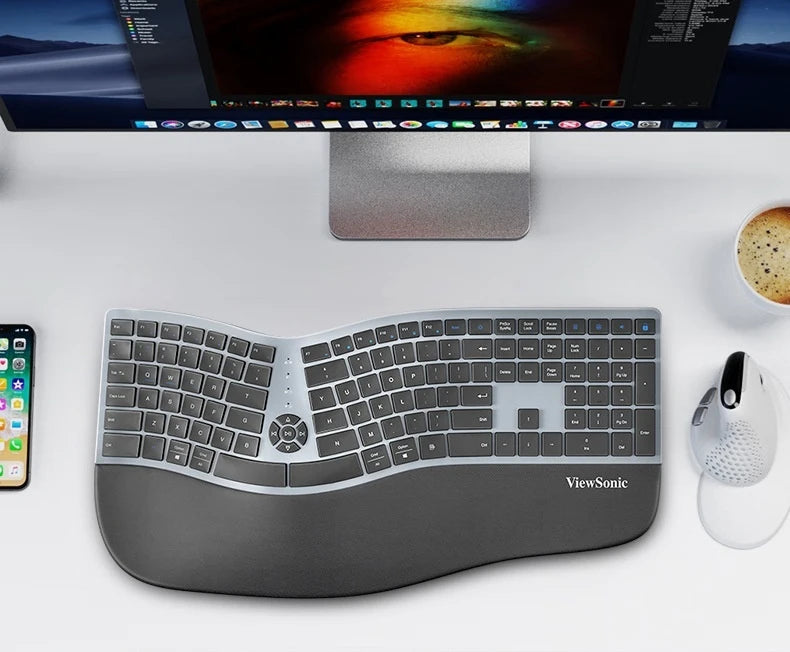 Tastiera wireless ergonomica