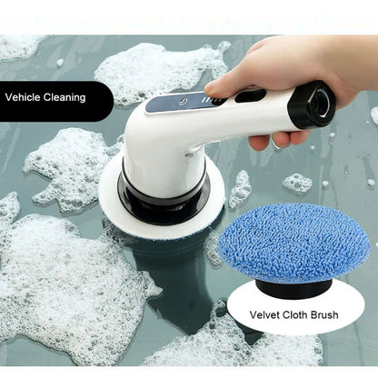 Electric Spin Scrubber Set