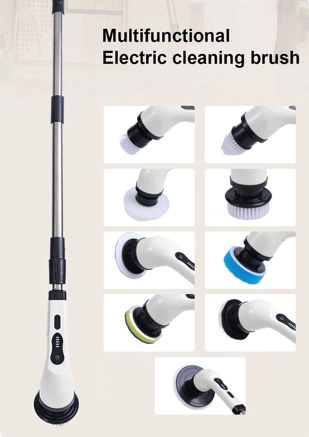 Electric Spin Scrubber Set