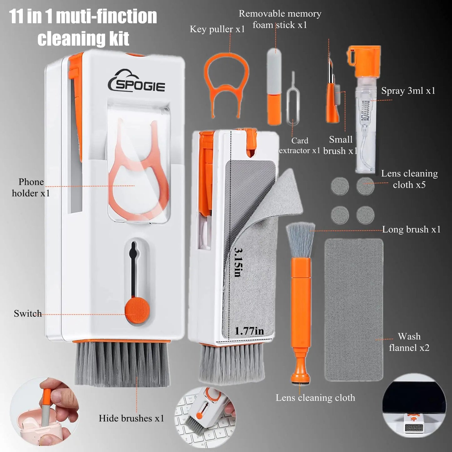 Precision Cleaning Kit for Tech Gadgets